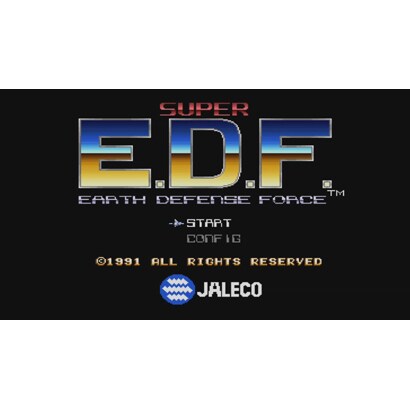 Super 待望 E D F Earth Defense Force スーパーファミコン Console バーチャルコンソール Uソフト Virtual ダウンロード版 Wii