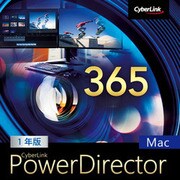 PowerDirector 365 1年版 Mac版(2023年版）ダウンロード版 [Macソフト ダウンロード版]