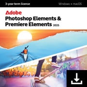 *Photoshop & Premiere Elements 2025通常3年版　ダウンロード版 [Windows＆Macソフト ダウンロード版]