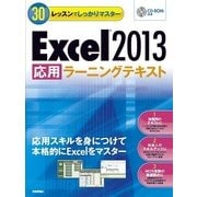 30レッスンでしっかりマスター Excel 2013 （応用）ラーニングテキスト（技術評論社） [電子書籍]