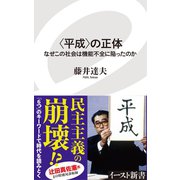 〈平成〉の正体 なぜこの社会は機能不全に陥ったのか（イースト･プレス） [電子書籍]
