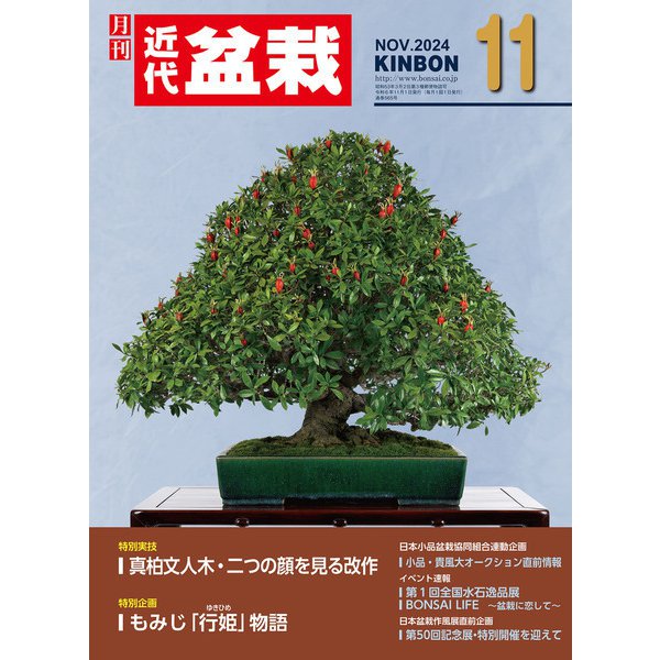 近代盆栽2024年11月号（近代出版） [電子書籍]