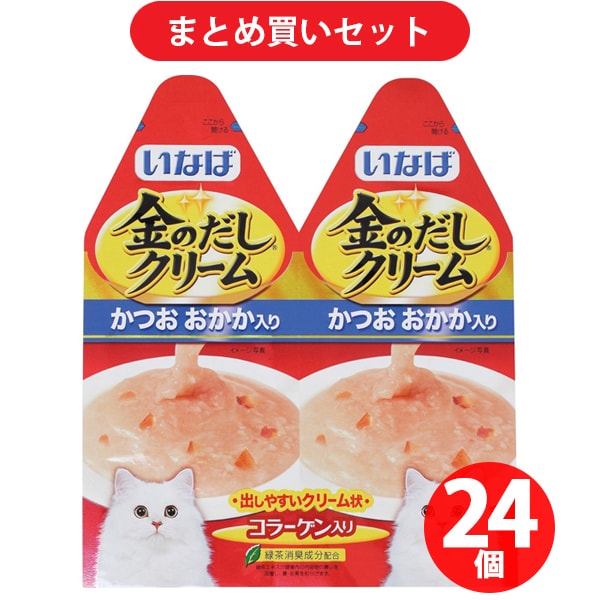 いなばペットフード いなば　金のだしクリームかつおおかか60g [24個入り]