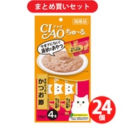 いなばペットフード チャオ　ちゅーる宗田鰹&かつお節14gX4本 [24個入り]