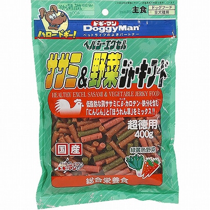 ドギーマンハヤシ ドギーマン エクセルササミ＆野菜Jフード400g [6セット]