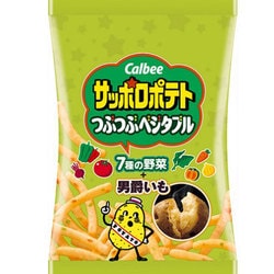 カルビー サッポロポテト つぶつぶベジタブル 24g [24個セット]