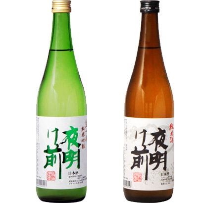 おすすめ日本酒「夜明け前」セット [小野酒造 夜明け前 純米吟醸生一本 720ml [日本酒]＋夜明け前 純米酒 720ml [日本酒]]