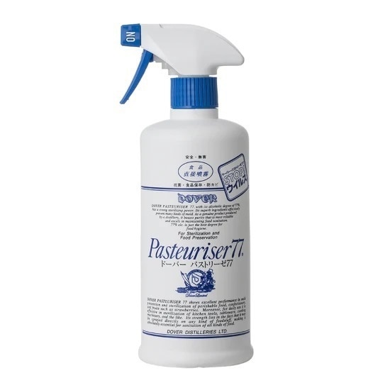 ドーバー洋酒貿易 ドーバー パストリーゼ77（DOVER PASTEURISER77） ＜スプレーヘッド付き＞ 500ml 4個セット [除菌剤]