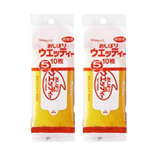 アサヒグループ食品 和光堂 おしぼりウエッティー 10枚5個パック 2個セット