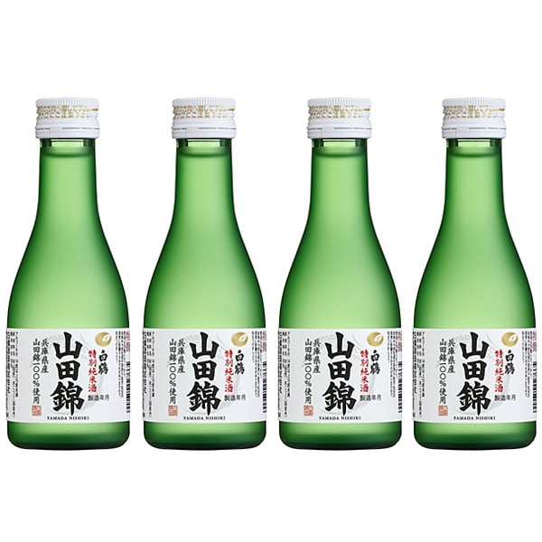 白鶴酒造 特撰 白鶴 特別純米酒 山田錦 14度～15度 180ml×4本 [日本酒]