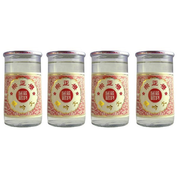 櫻正宗 大吟醸 サクラカップ 15～16度 180ml×4本 [日本酒]