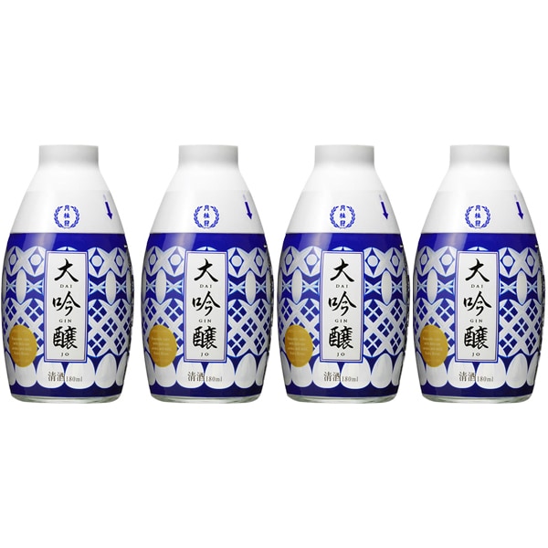 月桂冠 おちょこ付大吟醸 180ml×4本 [日本酒]