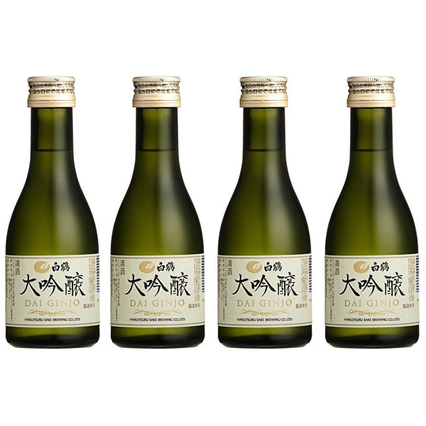 白鶴酒造 白鶴 大吟醸 (特撰) 15～16度 180ml×4本 [日本酒]
