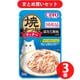 いなばペットフード チャオ CIAO CIAO 焼かつお ディナー 猫用 ほたて貝柱入り 50g 3個セット