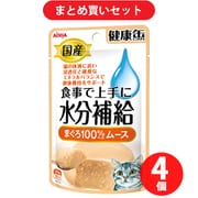 アイシア KJZ-2 健康缶パウチ 水分補給 まぐろムース 40g ウェットフード パウチ キャットフード 4個セット