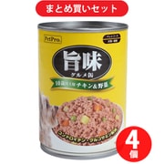 ペットプロ 旨味グルメ 10歳以上用チキン&野菜 375g 4個セット
