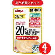 アイシア 健康缶パウチ 20歳からのとろとろまぐろペースト 40g キャットフード 4個セット