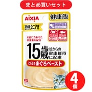 アイシア 15歳からの健康缶パウチ とろとろまぐろペースト 40g キャットフード ウェットフード パウチ 4個セット