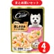 マースジャパン シーザー 成犬用 蒸しささみ チーズ・野菜入り 70g ドッグフード 4個セット