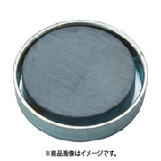 トラスコ中山 TRUSCO TFC18R-1P (キャップ付フェライト磁石 外径17.5mmX厚み5mm 1個入り) 3個セット