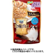 ユニ･チャーム 銀のスプーン 三ツ星グルメ パウチ とろみ15歳しらす35g 4個セット