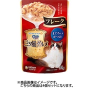 ユニ･チャーム 銀のスプーン 三ツ星グルメ パウチ まぐろ入りかつお35g 4個セット