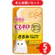 いなばペットフード チャオ CIAO CIAO だしスープ 猫用 海老クリームスープ ささみ ほたて貝柱 甘海老入り 40g 5個セット