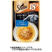 マースジャパン シーバ シーバ アミューズ 18歳 贅沢スープ まぐろかつお節 40g 5個セット