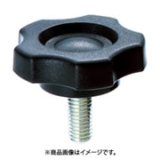 トラスコ中山 TRUSCO TFKB1M6×10 (ファイブロブノブボルト 外径35mm おねじタイプ) 4個セット