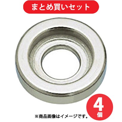 水本 TOW-8 (水本 ステンレス 引き取手用化粧座金 適用サイズ径8mm) 4個セット