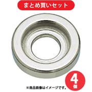 水本 TOW-6 (水本 ステンレス 引き取手用化粧座金 適用サイズ径6mm) 4個セット