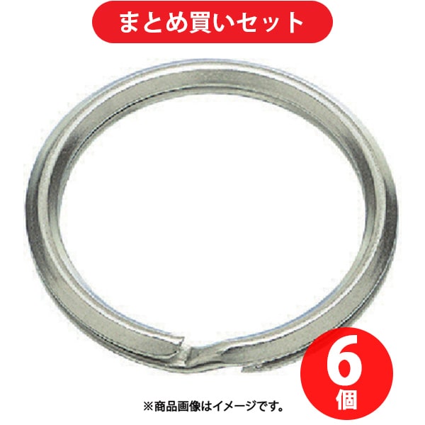 水本 WK-21-16 (水本 ステンレス キーリンク 内径16mm) 6個セット