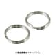 ひめじや ステンレス (二重リング ♯18 内径18mm 2個入) 4個セット