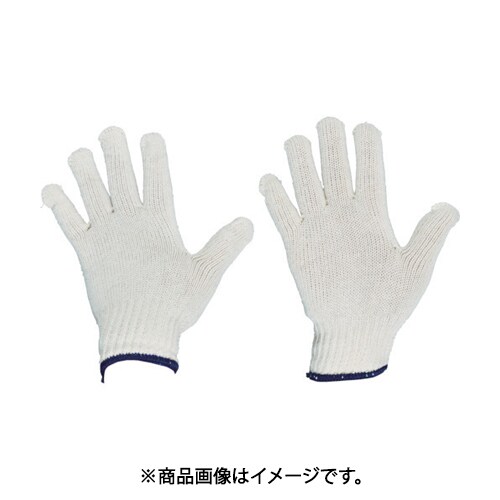 トラスコ中山 TRUSCO TCG600-1P (純綿軍手 1双入り 目付600g) 4個セット