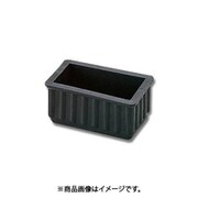 光 BE-24-22 (イス脚キャップ バラ 黒 24×45×25mm) 4個セット
