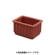 光 BE-23-303 (イス脚キャップ バラ 茶 23×36×25mm) 4個セット