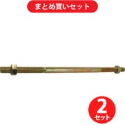 ダイドーハント 10177240 クロメート 両ネジボルト M12X300 2個セット