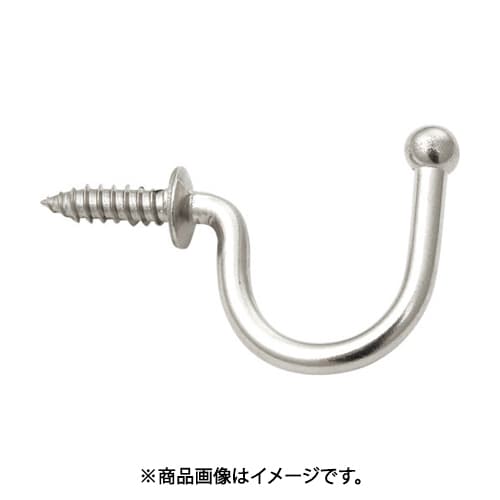 スガツネ工業 TF20 （110020055）TF-20/ステンレス鋼製玉付フック 4個セット