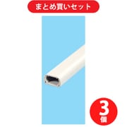 朝日電器 ELPA エルパ テープ付ABSモール 1号 グレー 3個