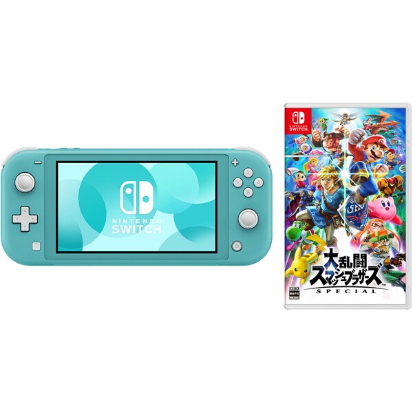 まとめ買いでポイントアップ Nintendo Switch Liteセット Lite ターコイズ 大乱闘スマッシュブラザーズ Special まとめ買いでポイントアップ Nintendo Switch Liteセット Lite ターコイズ 大乱闘スマッシュブラザーズ Special