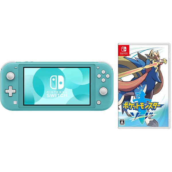 まとめ買いでポイントアップ Nintendo Switch Liteセット Lite ターコイズ ポケットモンスター ソード