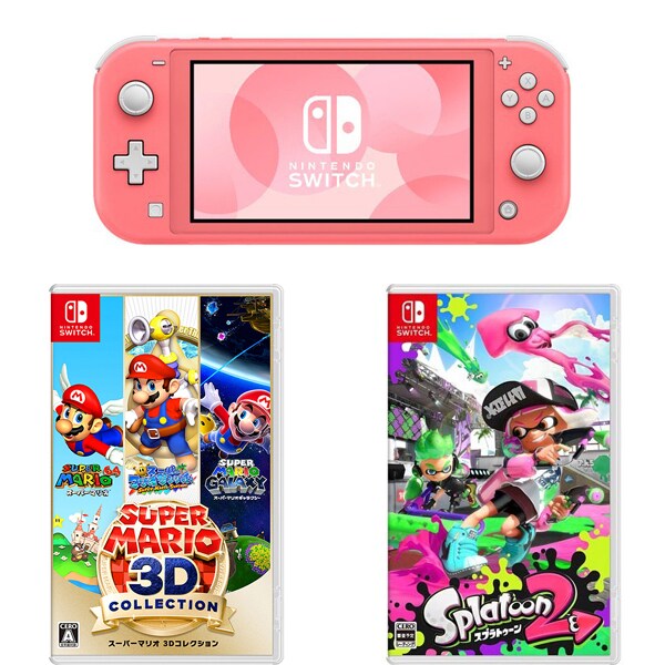 まとめ買いでポイントアップ Nintendo Switch Liteセット Lite コーラル スーパーマリオ 3dコレクション Splatoon 2 スプラトゥーン2 まとめ買いでポイントアップ Nintendo Switch Liteセット Lite コーラル スーパーマリオ 3dコレクション Splatoon 2 スプラトゥーン2