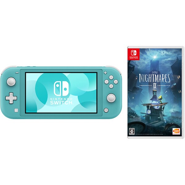 まとめ買いでポイントアップ nintendo switch liteセット lite ターコイズ リトルナイトメア 2
