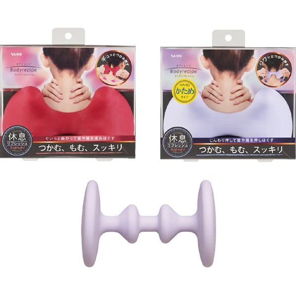 【らくらくカートイン】 ボディレシピ 「ネックリフレッシュ レギュラー」 + 「ネックリフレッシュ ハード（かため）」 + 「フットリフレッシュ しっかりめ」 [リフレッシュ3点セット]
