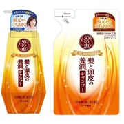 【らくらくカートイン】 ロート製薬 ROHTO 50の恵 髪と頭皮の養潤シャンプー 本体 400ml + 詰替え 330ml [シャンプー 本体 + 詰替えセット]