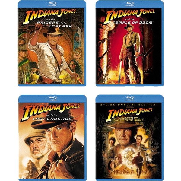 【らくらくカートイン】「インディ・ジョーンズ」シリーズ 4作品セット [Blu-ray Disc]