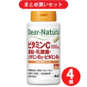 【まとめ買い割引】ディアナチュラ Dear-Natura アサヒグループ食品 ビタミンC・亜鉛・乳酸菌・ビタミンB2・ビタミンB6 120粒入り（60日分）×4個セット
