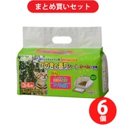 【まとめ買い割引】シーズイシハラ クリーンミュウ 猫のシステムトイレ用 ひのきの香りシート 34枚 6個セット