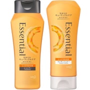 【らくらくカートイン】 花王 kao エッセンシャル しっとりまとまるシャンプー 本体 200ml + しっとりまとまる コンディショナー 本体 200ml [シャンプー＆コンディショナーセット]