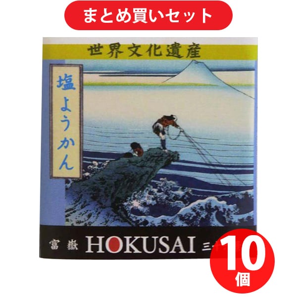 望月茶飴本舗 富士山ようかん塩ようかん 38g 10個セット